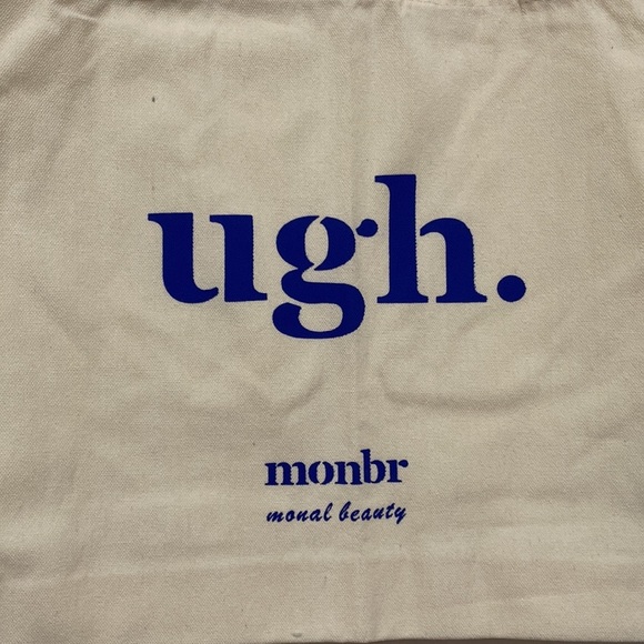 Canvas Multifunction Shopping Bag “UGH.” NIB - Picture 3 of 4